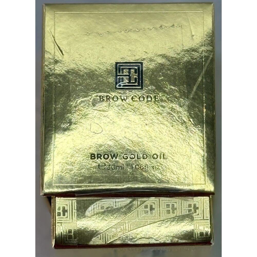 Brow Code Brow Gold Nourishing Growth Oil Oil 1.06 fl oz / 30 ml New in Box!